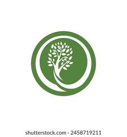 Icono de la hoja de Bio Ilustración de diseño Plantilla