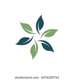 Icono de la hoja de Bio Ilustración de diseño Plantilla