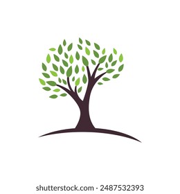 Icono de la hoja de Bio Ilustración de diseño Plantilla