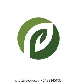 Icono de la hoja de Bio Ilustración de diseño Plantilla
