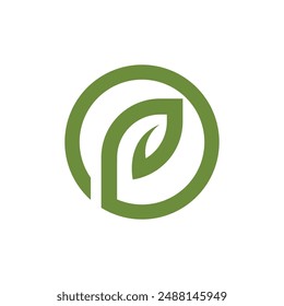 Bio leaf Icon Illustration design template