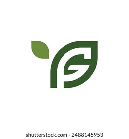 Bio leaf Icon Illustration design template