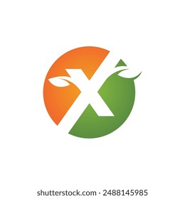 Bio leaf Icon Illustration design template