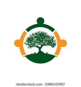 Icono de la hoja de Bio Ilustración de diseño Plantilla