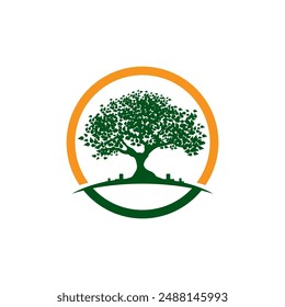 Bio leaf Icon Illustration design template