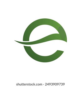 Icono de la hoja de Bio Ilustración de diseño Plantilla