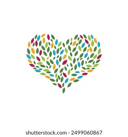 Bio leaf Icon Illustration design template