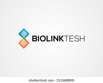 Bio Link DNK Logo Vector