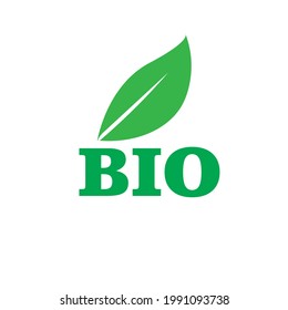 bio logo or clipart or vector minimalist bio logo 