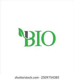 Bio logo design. biotech, Green leaf illustration symbol. Natural organic vector icon. eco friendly logo, Ecologic food stamps. Organic natural food labels.