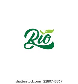 Bio Logo Design. Nature Product. Bio Icon