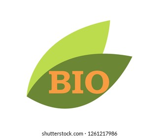 Bio logo vector 