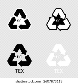 Bio matter organic material recycling code 61 TEX set.