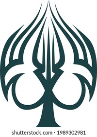 Bio mechanical tattoo art vector