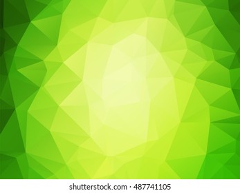 bio nature geometric green background