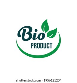 Bio Product Label Logo Design Template