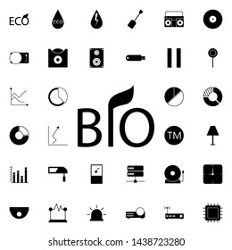 bio products icon. Universal set of web for website design and development, app development