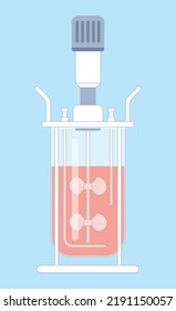 Bio reactor machine the Chemical and Biological unit in laboratory fermentation