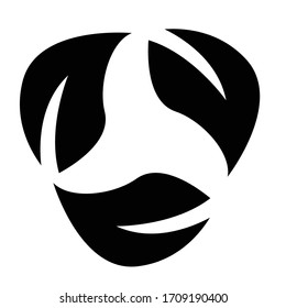 Bio Recycle Icon Vector. Eco friendly symbol.