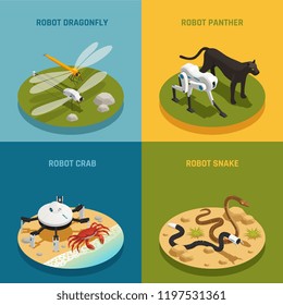 Bio Robots Isometric Design Concept