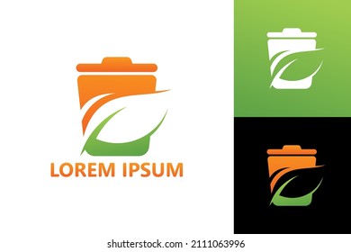 Vector de diseño de plantilla de logotipo de Bio Rubbish