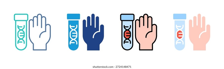 Conjunto de iconos de Bio Safety colección de estilos múltiples