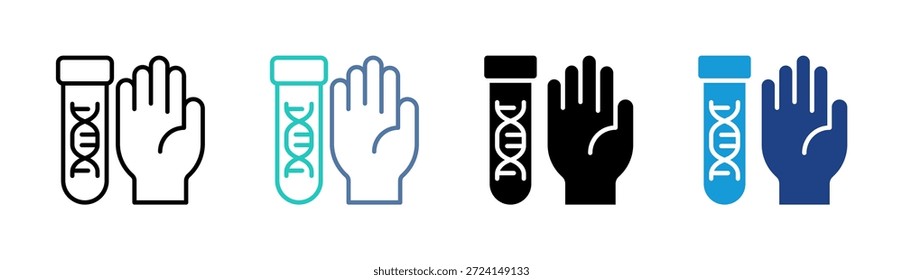 Conjunto de iconos de Bio Safety colección de estilos múltiples