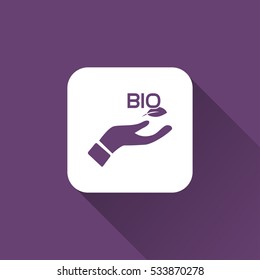 bio sign. icon design