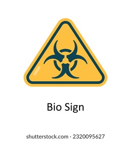 Bio Sign Vector Flat Icon Design illustration. Nature and ecology Symbol on White background EPS 10 File