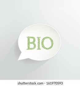 Bio Speech Bubble
