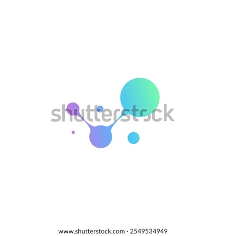 bio splash, pharma, clinic logo, abstract water, floral neuron logo plasma V balace vector. abstract, biotech atom, molecule, nano, sparkling water.
