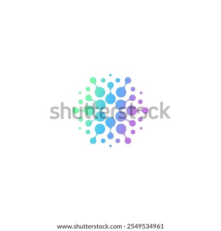 bio splash, pharma, clinic logo, abstract water, floral neuron logo plasma vector. abstract, biotech atom, molecule, nano, sparkling water.