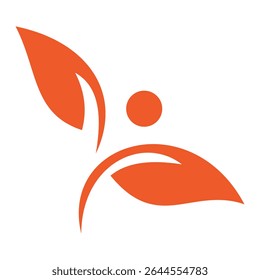 Bio Symbol and Fitness Logo Design. Health Care Symbol Vector Sign