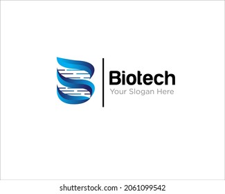 bio tech logo designs for dna or gene logo health care