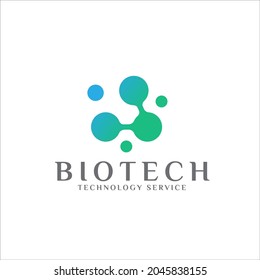 Bio Tech Logo Designs For Lab And Research Genetics And Education