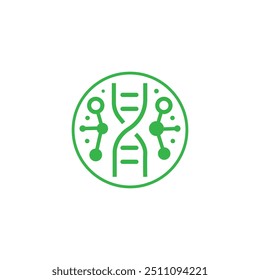bio tech molécula logotipo design, folha verde logotipo tecnologia, natureza ícone símbolo técnico, Creative Agro design logotipo técnico, eco tech
