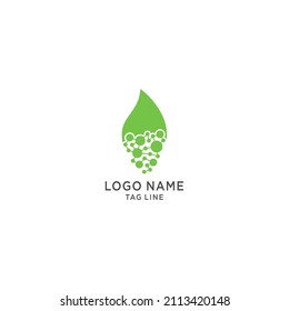 Bio technology logo design vector illustration. Biotechnology icon design. Suitable for business and technology logos isolated on white background