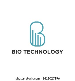 Bio technology modern logo design
