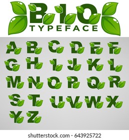 Bio Typeface For Your Eco And Organic Lettering Compositions
