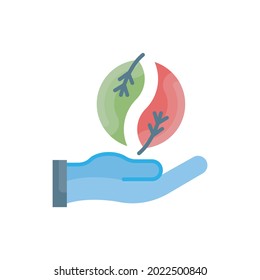 Bio vector flat icon style illustration. EPS 10 file