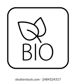 Bio Vector Icon, Great for Eco-Friendly and Organic Designs