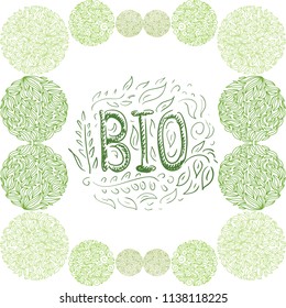 Bio. Vector illustration