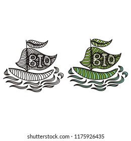 Bio. Vector illustration