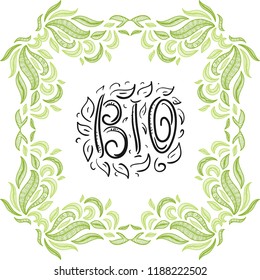 Bio. Vector illustration
