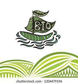 Bio. Vector illustration