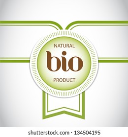 Bio vintage label