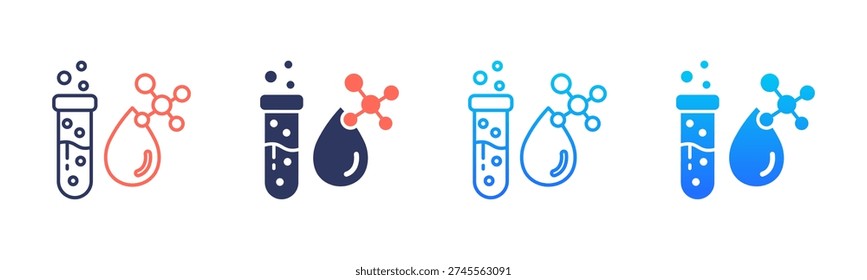 Biochemical Test Icon Pack In Multiple Styles