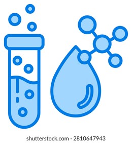 Biochemical Test Simple and clear vector icon web design and for presentation