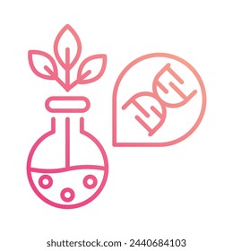 Biochemist icon editable stock vector illustration