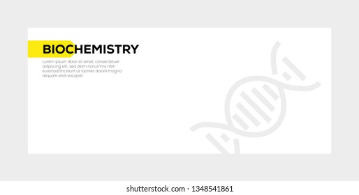 BIOCHEMISTRY BANNER CONCEPT